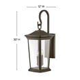 thumbnail image 5 of 2369OZ-LL Hinkley Lighting Bromleys - 3 Light Outdoor Double Extra Large Wall Mount Lantern In Traditional Style-30 Inches Tall and 12 Inches Wide-Oil, 5 of 15