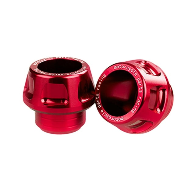 Almencla Replacement Motorcycle Front Fork Frame Sliders Accessory Falling Protection Red