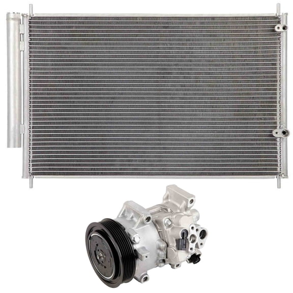 For Toyota Corolla 2011 2012 2013 AC Compressor w/ A/C Condenser Drier - BuyAutoParts
