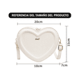 thumbnail image 2 of Bolso Bandolera Forma Corazón Lab.G Blanco, 2 of 5
