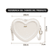 thumbnail image 2 of Bolso Bandolera Forma Corazón Lab.G Blanco, 2 of 5