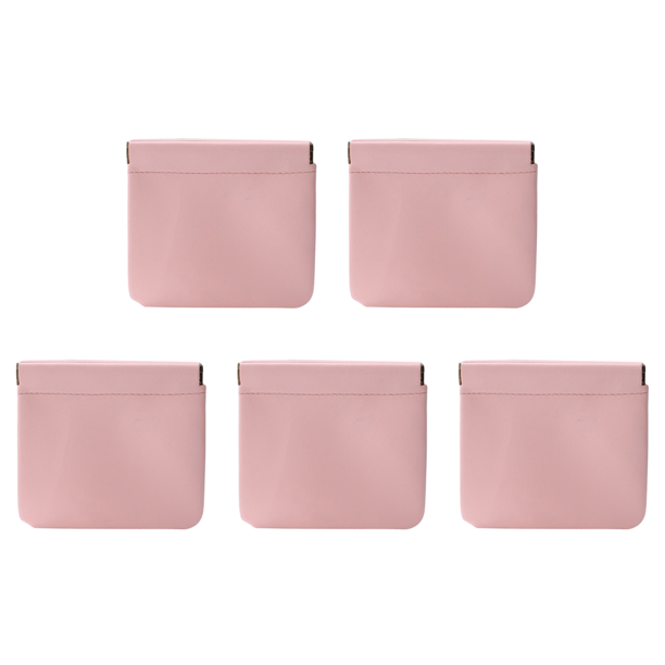 Cosméticos Metralla Con Cierre Automático Lápiz Labial Portátil Almacenamiento Pequeña Portátil Mini en (rosa) Rosa Humo