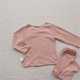 thumbnail image 2 of Gibobby Conjunto de Bebé A Niño Recién Nacido bebé niñas niños otoño algodón sólido manga larga pantalones largos Tops conjunto trajes ropa(Rosa,6-12 Months), 2 of 5