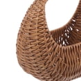 thumbnail image 3 of NUOLUX Cesta Decorativa Tejida Con Asa Para Flores Y Uso Múltiple En Café, 3 of 6