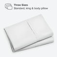 thumbnail image 2 of The Great American Store King Pillow Cases Solid White - 2 Pack - Envelope Closure - Soft Brushed Microfiber Fabric - Shrinkage and Fade Resistant Pillow Cases King Size 20 X 40 Inches, 2 of 4