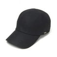 thumbnail image 5 of Wigens Kent 100% Wool Baseball Cap with Earflaps Black, 5 of 6