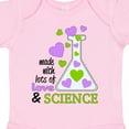 thumbnail image 4 of Inktastic Made with Lots of Love and Science Heart Bubbles in a Beaker Boys or Girls Baby Bodysuit, 4 of 5