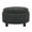 DARK GREY, variant on Leumius Storage Ottoman Bench,Round Coffee Table Ottoman,Wooden Top Side Table with Hidden Storage for Living Room,Bedroom,Black