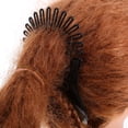 thumbnail image 2 of Eeristq 4pcs Flexible Hair Clips Interlocking Banana Hair Clips Elongated Two Sides Hair Combs for Hair Accessories ( Black, Coffee ), 2 of 11