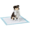 thumbnail image 1 of Almohadillas absorbentes para entrenamiento para ir al baño para perros y cachorros, resistentes, con diseño a prueba de fugas y superficie de secado rápido, tamaño normal (24 x 23, 1 of 8