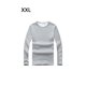 thumbnail image 4 of Minnieouse Top básico para hombre, ropa interior cálida de otoño, Base para clima frío, ropa de Color sólido, Jersey informal de ocio, deportes, Camisetas XXL Gris Espesar Minnieouse AP013161-12, 4 of 6