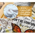 thumbnail image 3 of Kuscheln Butterfly Gifts for Women, Girls - Inspirational Themed Gifts for Adults - Flannel Plush Blanket for Birthday, Christmas - 50"x 65" - Monarch Butterfly, 3 of 7