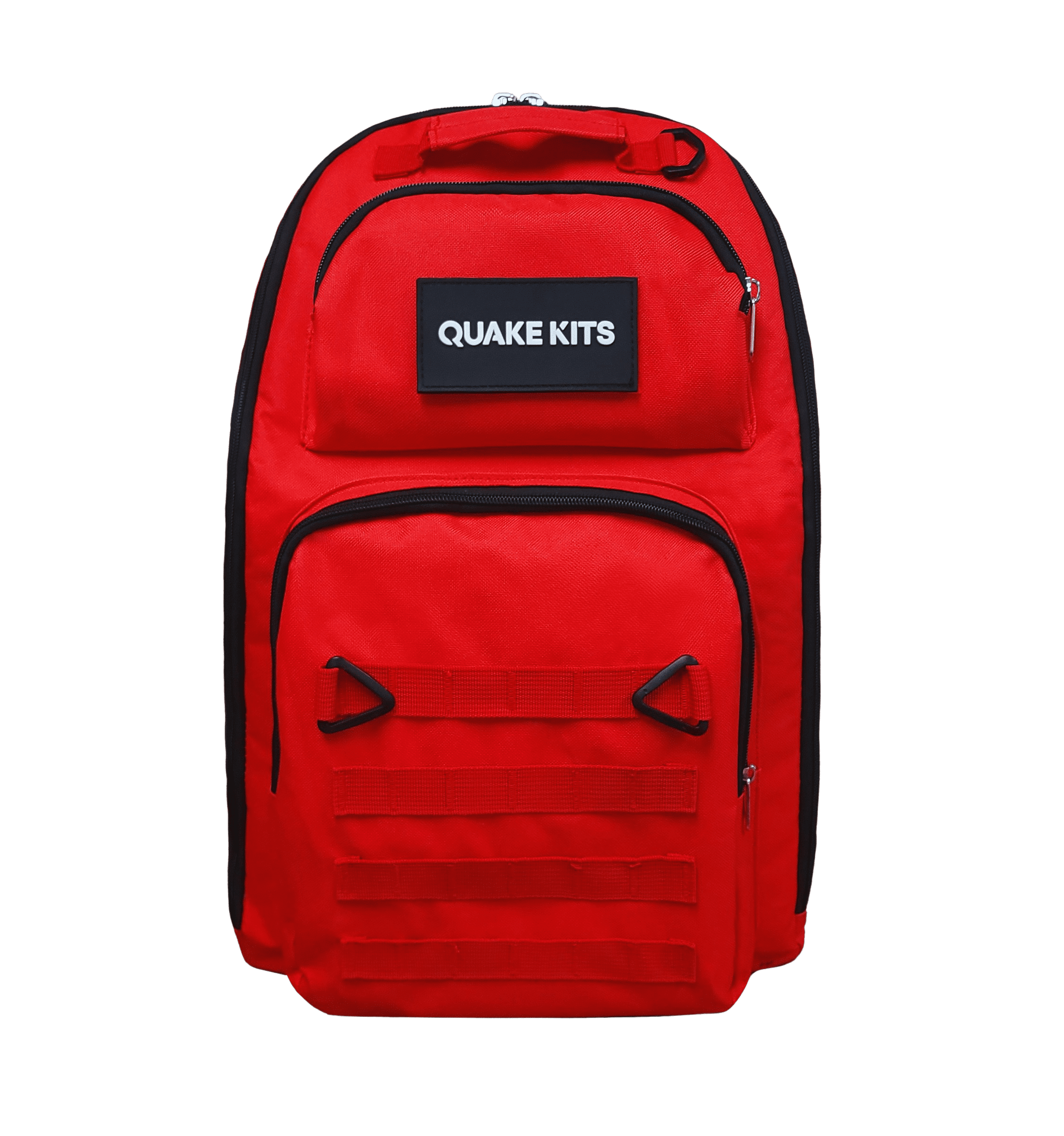 QK 1-Person, 72hr Prepared Survival Kit for Disaster Preparedness - Emergency Go Bag with Food and Water, First Aid, and Preparedness Tools. Emergency Kit for Earthquakes and Other Disasters.