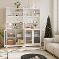 thumbnail image 3 of 71" Pantry Storage Cabinet with 2 Doors - Kitchen Pantry Storage Cabinet with Adjustable Shelves & DIY Pegboard,Kitchen Organizer for Dining/Living Room (31.5"x15.5"x71"), 3 of 8