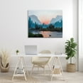thumbnail image 2 of Stupell Industries Mountain Valley Tranquil Sunset Lake Reflection Painting Gallery Wrapped Canvas Print Wall Art, Design by Ziwei Li, 2 of 7