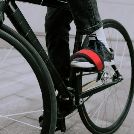 Pawsdot Bikes Pedal Toe Straps 1 Pair Nylon Accessory for Bicycle