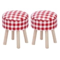 thumbnail image 2 of Wooden Mini Stool Prop for Kids in Red Color Safe and Durable with 2 Pieces Small Size, 2 of 5