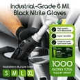 thumbnail image 2 of Guantes de nitrilo Inspire HEAVY DUTY, resistentes a productos químicos de 6 mm, 2 of 7