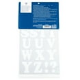 thumbnail image 6 of (3 pack) Hello Hobby 1.5 " White Cooper Iron-On Letters, 42 Pieces A-Z, 6 of 6