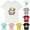 White#2, variant on GERsome Kids Short-Sleeve T-Shirt Crewneck Tee Soft Cotton Causal Tops for Girl Boy Toddler Sizes 3-10 Years, 1-Pack