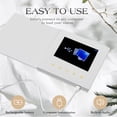 thumbnail image 7 of 7 Inch IPS Video Greeting Card with Linen Cover and 5" Photo Window, 4GB Memory, 1500mAh Rechargeable Battery, Type-C USB, Writable Inner Page for Weddings, Birthdays, and Anniversaries, 7 of 7