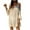 Beige, variant on RQYYD Women's Crochet Beach Cover Up Square Neck Long Sleeve Cold Shoulder Bathing Suit Dress Hollow Out Swimwear Coverups