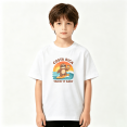 thumbnail image 2 of Costa Rica Sloth Surfing Ocean Waves Boys Graphic Tees Summer Kids T-Shirt 100% Cotton Short Sleeve Tops Ages 4-13Y, 2 of 5