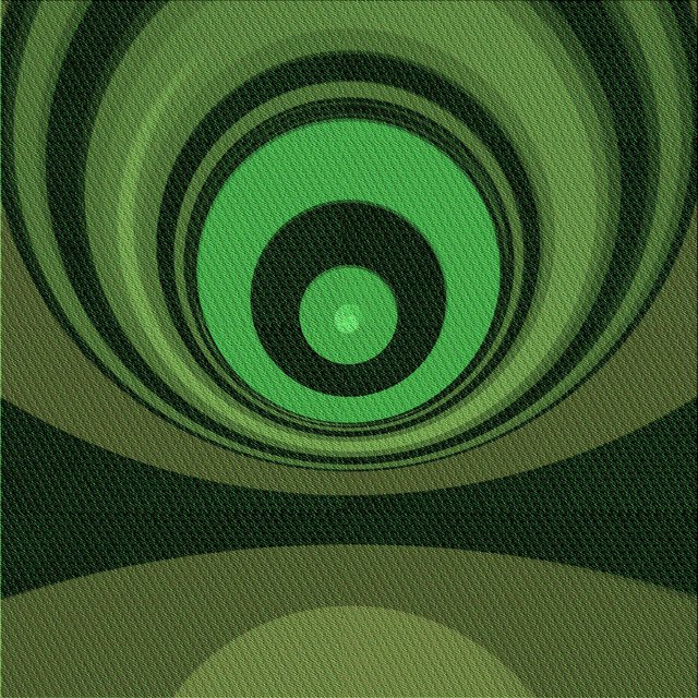 Ahgly Company Machine Washable Indoor Square Transitional Dark Lime Green Area Rugs, 4' Square