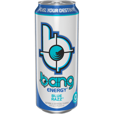 BANG Energy Drink, Blue Razz, 16 fl oz, Can