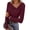 Red, variant on Sexlip Womens Wrap Front Knit Top Long Sleeve Design Soft Fabric Relaxed Silhouette for Date Nights Beige S