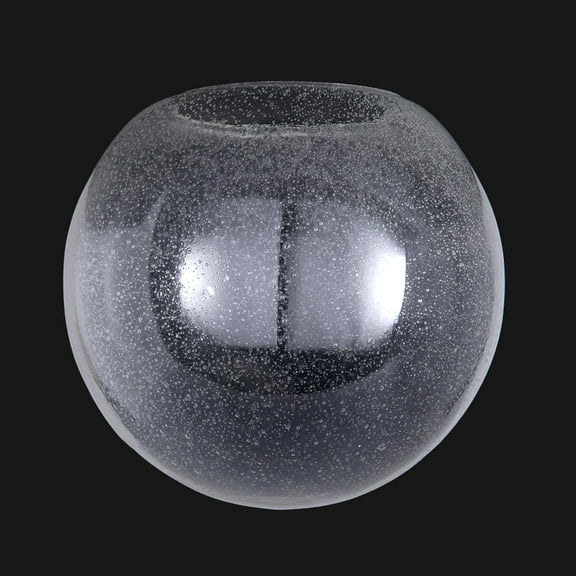 B&P Lamp® 8" Diameter, Seeded Glass Neckless Ball Shade, 4" Fitter