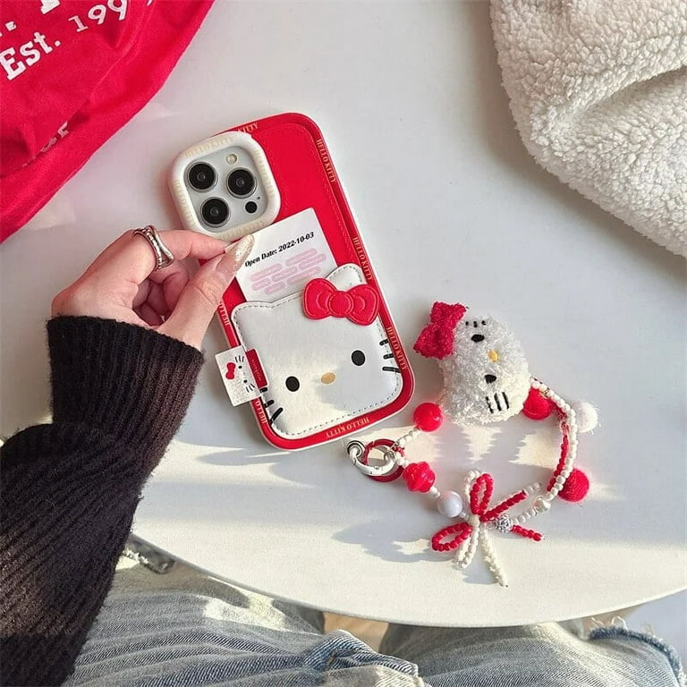 Sanrio Red Hello Kitty Phone Case For IPhone 15 14 13 12 11 Pro