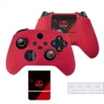 thumbnail image 1 of Funda de silicona para mando, compatible con los mandos de Xbox Series X: funda protectora suave, 1 of 6