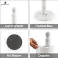 thumbnail image 6 of Radicaln Marble Paper Towel Holder 12.5 inch White Towel Stand for Bathroom and Kitchen, Premium Handmade Countertop Towel Holder, Elegant and Durable Design, 6 of 8
