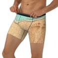 thumbnail image 2 of Sigee Beach Footprint for Men's Boxer Briefs,Moisture Wicking and Breathable X-Large, 2 of 9