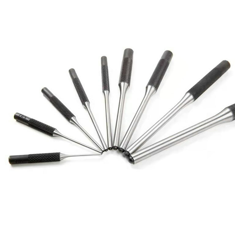 Pridefend 8 Pcs Roll Pin Punch Set Premium Made of Solid All-Steel Material Punch Removing Repair Tools for Machinery at MechanicSurplus.com
