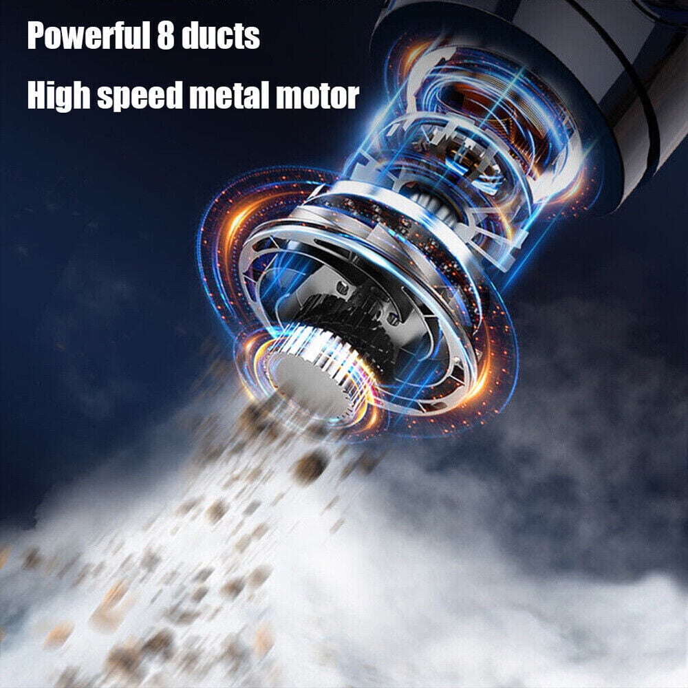 Handheld Cordless Rechargeable Vacuum Cleaner, LED Light, Lightweight, with Washable Filter, USB Charging, Cordless Car Vacuum Cleaner