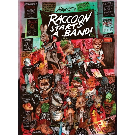Raccoon Starts A Band, (Hardcover)
