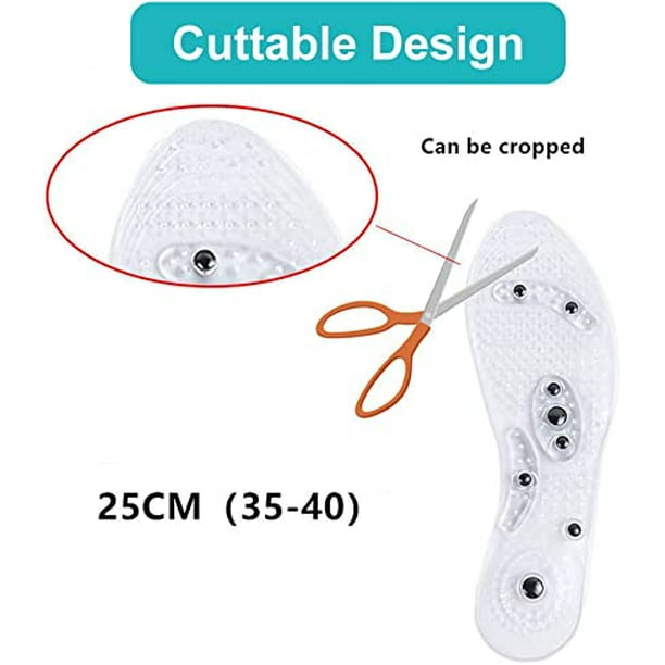 1 par de plantillas magneticas para adelgazar plantillas magneticas plantillas magneticas de acupresion plantillas de masaje magnetoterapia antifascitis talla 35 40 Walmart en linea