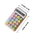 thumbnail image 3 of Yrmaups 10-Digit Calculator for Study, Portable Financial Office Computer, Large Clear Display Mini Candy Calculator for Study, Homework, Office, Shopping, 3 of 5