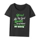 thumbnail image 3 of Camiseta de mujer Ropa deportiva de verano Camisa de cuello redondo simple para acampar Playa Trabajo S, 3 of 7