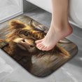 thumbnail image 5 of 1pc Heartthemed Absorbent Non-Slip Bathroom Thickened Flannel Rug Decor,Soft,Quick Drying,Suitable For Indoor/outdoor Use,Bathrooms,Bedrooms,Kitchens,Terrace,Laundry Rooms,16"x24", 5 of 7