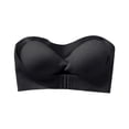thumbnail image 5 of Miaoju Front Closure Bandeau Bra for Girls Comfortable Strapless Bra Wireless Tops Soft Breathable Bralette With Removable Straps Pads, 5 of 9