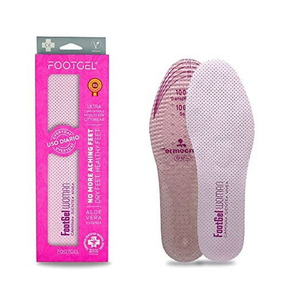 EVERYDAY INSOLES FOR WOMEN BY FOOTGEL ® EXCLUSIVE ALOE-VERA ESSENCE