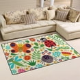 thumbnail image 2 of Dreamtimes Lightweight Carpet Mats, 31 x 20 inches Area Soft Rugs Floor Mat Doormat Decoration for Rooms Entrance Insect and Plants, 2 of 6