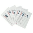 thumbnail image 4 of Baseball Baby Shower Wishes Cards Pack of 20 for Boys Wishing Well Birthday Memory Idea Sprinkle Activity Sports Theme Event Red White Blue (4x6 Size) Paper Clever Party, 4 of 4