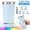 Blue, variant on Lohoms 16oz Stainless Steel Insulated Bluetooth Speaker Mug with LED Lights, FM Radio & TWS Pairing - Rechargeable Party Mug, Perfect Gift for Adults & Teens, Blue