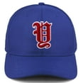 thumbnail image 2 of Daxton Premium Mid Profile Hat Semi Curved Visor Royal Cap White Red Gothic Embroidered, Letter Y, 2 of 4