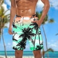 thumbnail image 2 of SELONE Beach Shorts for Men Hawaiian Swim Trunks Drawstring Elastic Waist Bathing Suit with Pockets Summer Swimwear, 2 of 5