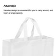 thumbnail image 4 of Uxcell 30x40cm Non-Woven Horizontal Style Reusable Gift Bag, White 10 Pack, 4 of 5